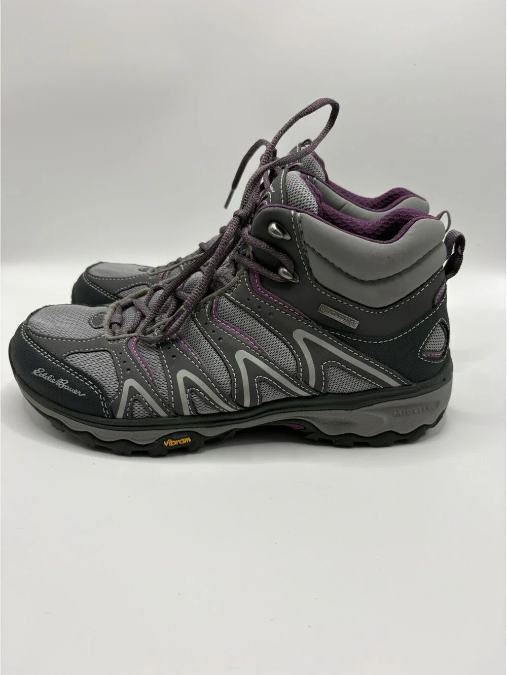 Eddie Bauer Lukla Pro Waterproof Light Weight Hikers Women’s Sz 9 Cinder Gray